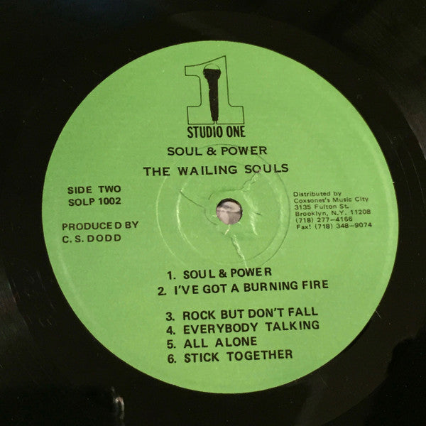 Wailing Souls : Soul & Power (LP, Album, RP, Gre)