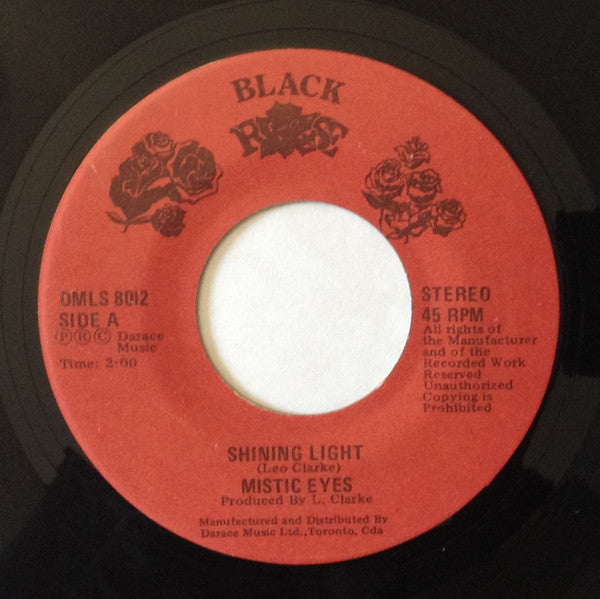Mistic Eyes* : Shining Light (7", Single)