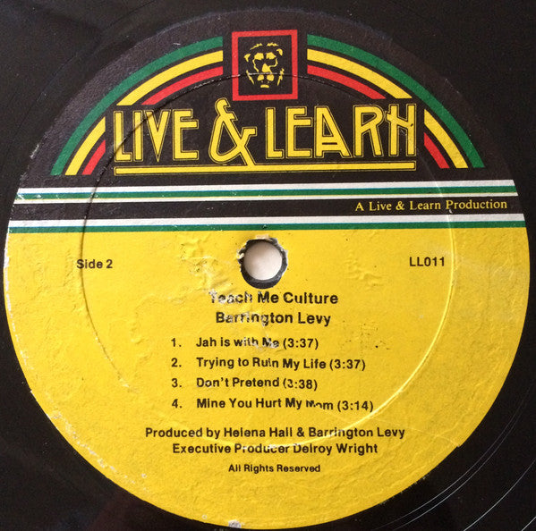 Barrington Levy : Teach Me Culture (LP, Album)