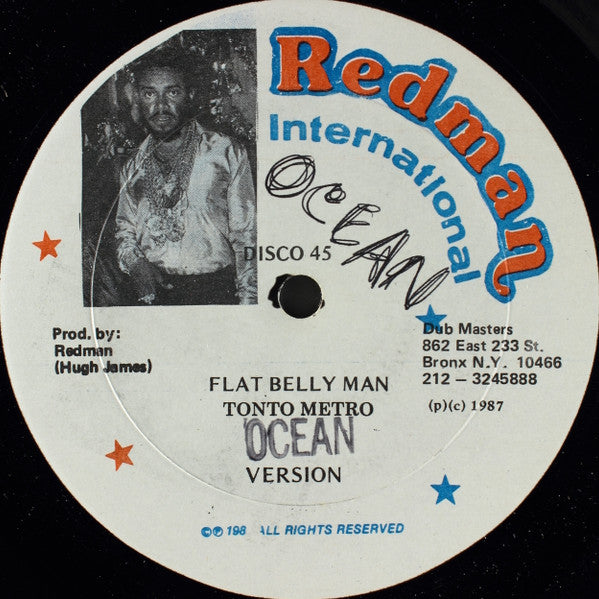 Tonto Metro* / Michael Palmer : Flat Belly Man / Just Be Rambo (12")