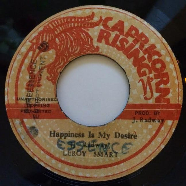 Leroy Smart : Happiness Is My Desire (7")
