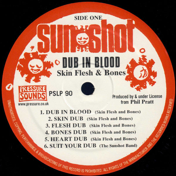 Skin, Flesh & Bones : Dub In Blood (LP, Album, Comp, RE)