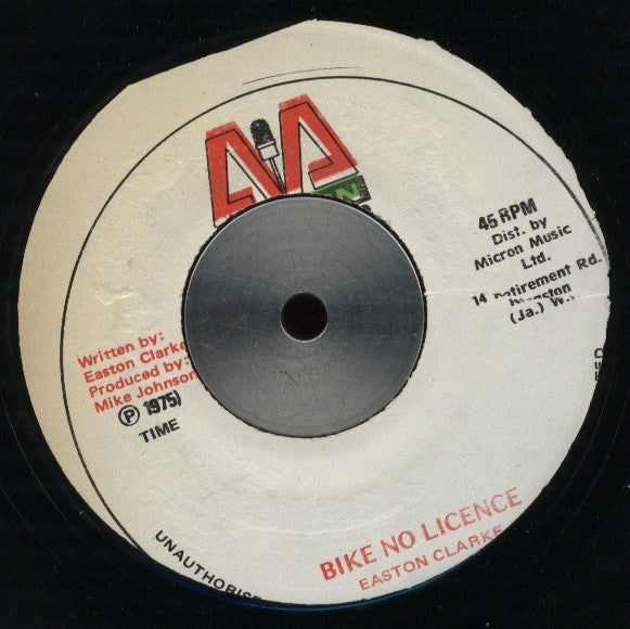 Easton Clarke : Bike No Licence (7")