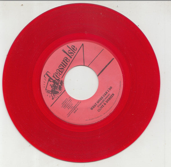 Clive* & Doreen*, Tommy McCook & The Supersonics : What Can I Do ? / Black Power (7", Single, RE, Red)
