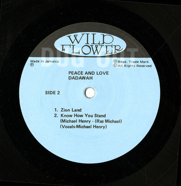 Dadawah : Peace And Love - Wadadasow (LP, Album, RE, RP, Rev)
