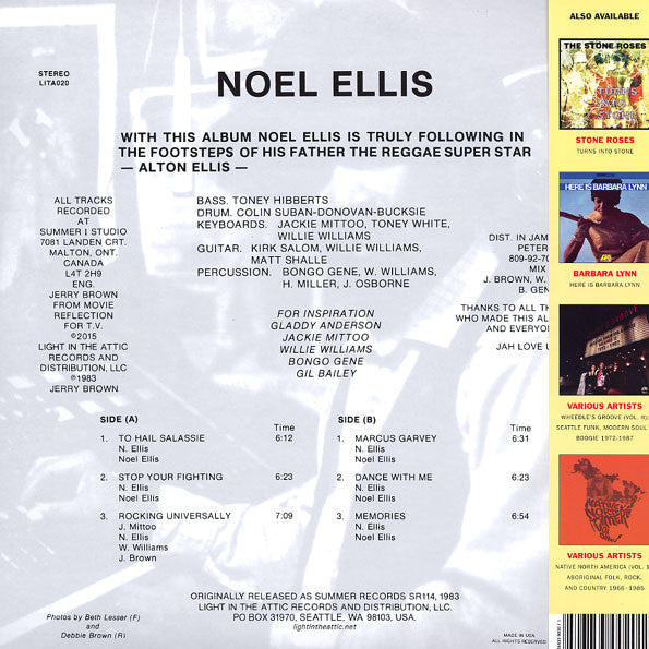 Noel Ellis : Noel Ellis (LP, Album, RE, Gat)
