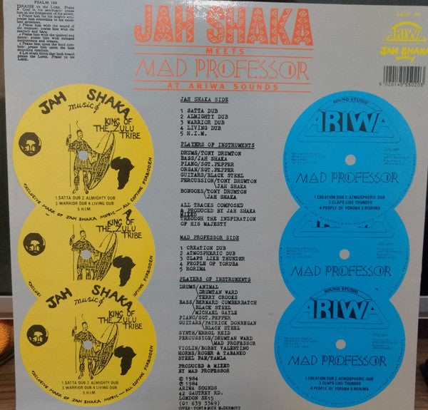 Jah Shaka Meets Mad Professor : At Ariwa Sounds (LP, Album, RE, Ind)