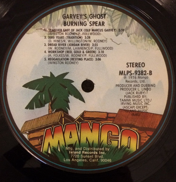 Burning Spear : Garvey's Ghost (LP, Album, Pit)