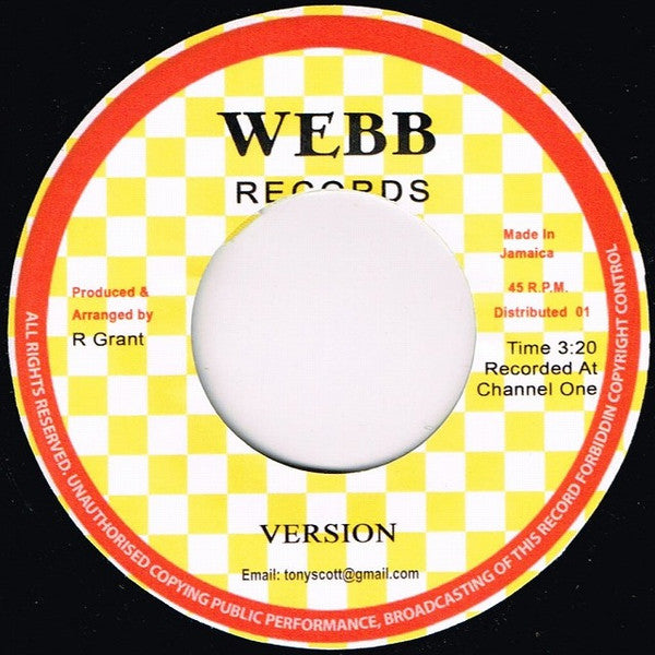 Rupert Grant (2) : Mount Zion (7", RE, Unofficial)