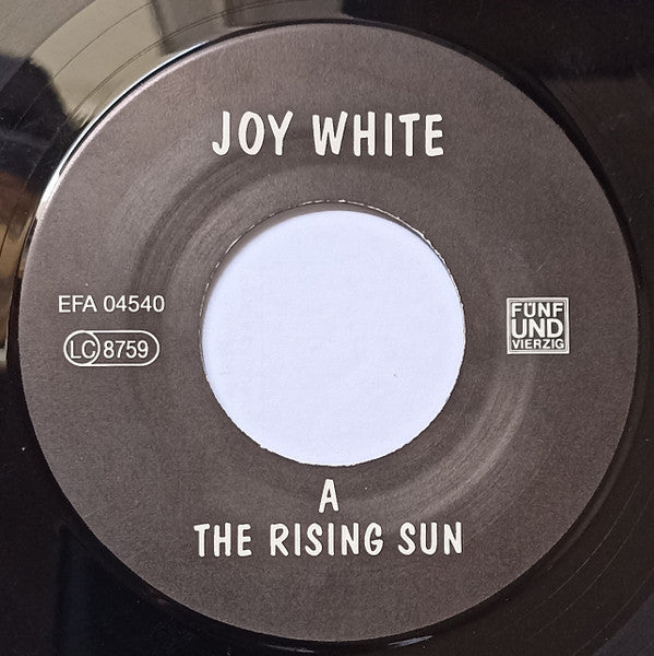 Joy White : The Rising Sun (7", Pic)