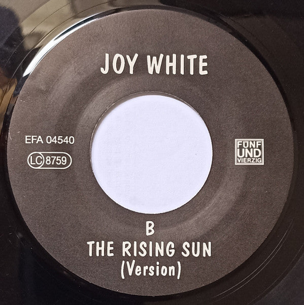 Joy White : The Rising Sun (7", Pic)