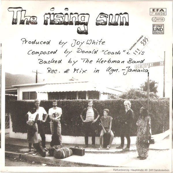 Joy White : The Rising Sun (7", Pic)