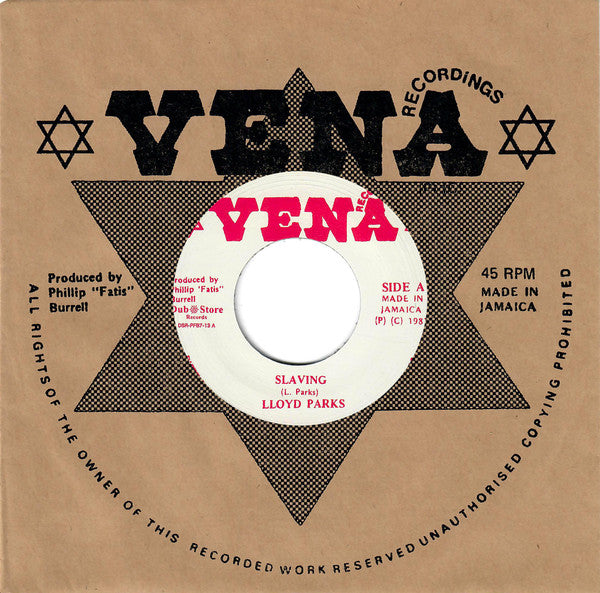 Lloyd Parks : Slaving (7", RE)