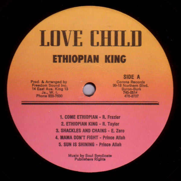Various : Ethiopian King (LP, Comp)