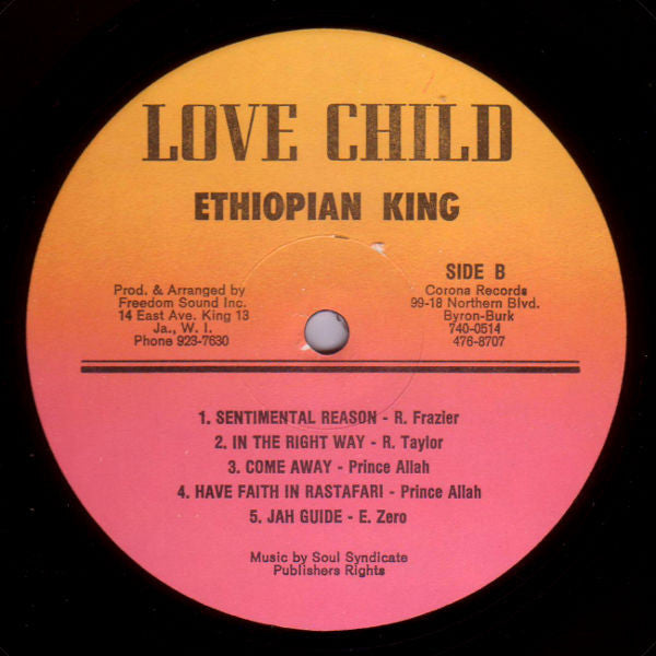 Various : Ethiopian King (LP, Comp)