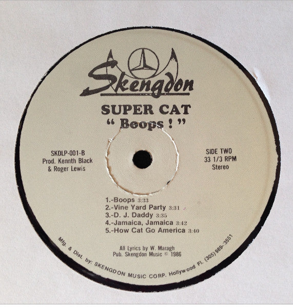 Super Cat (2) : Boops! (LP, Album)
