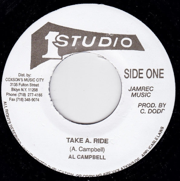 Alan Campbell (5) : Take A. Ride (7", RE)