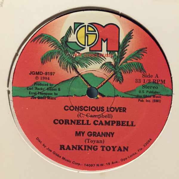 Cornell Campbell, Toyan, E.T. And The Terrestrials : Conscious Lover /  My Granny / Lovers Move (12")