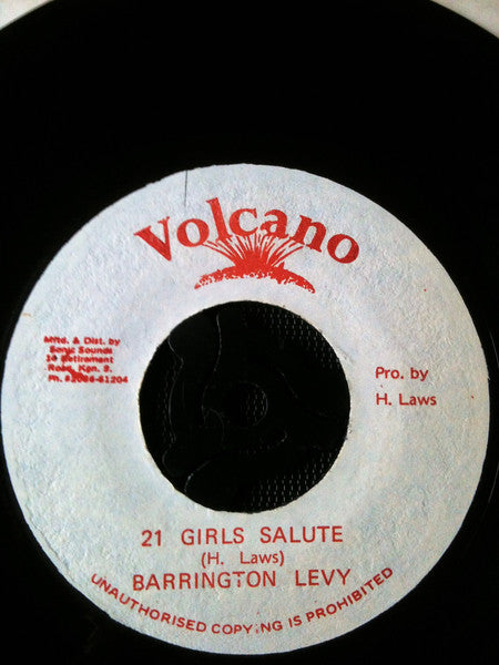 Barrington Levy : 21 Girls Salute (7")