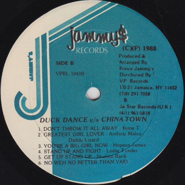 Various : Duck Dance V/s China Town (LP, Comp)