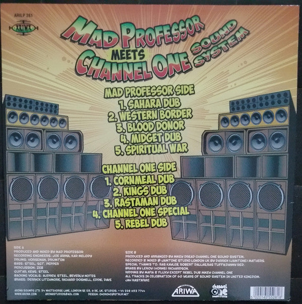 Mad Professor, Channel One Sound System : Mad Professor Meets Channel One Sound System (LP, Album)