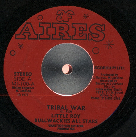 Little Roy / Barber Leslie* : Tribal War / Tribal Horns (7")