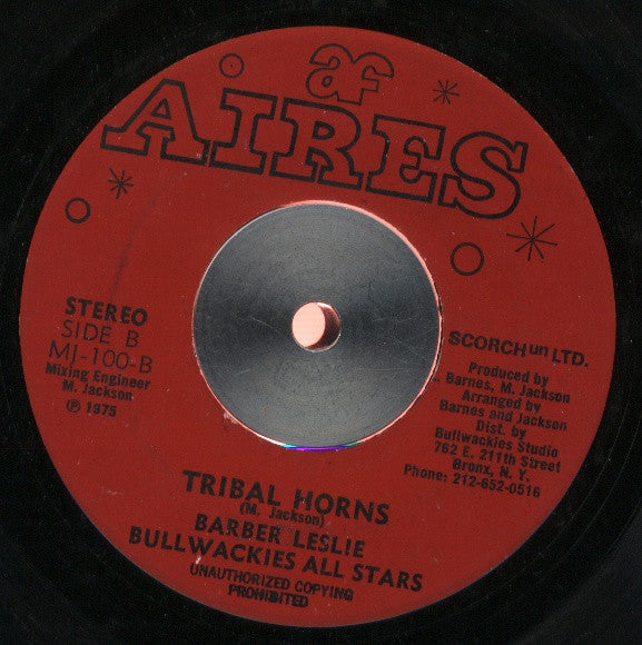 Little Roy / Barber Leslie* : Tribal War / Tribal Horns (7")