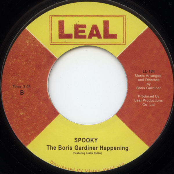 The Boris Gardiner Happening : Ghetto Funk / Spooky (7", Single)