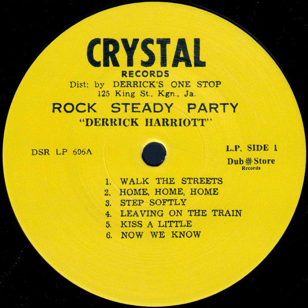 Derrick Harriott : Rock Steady Party (LP, Comp, RE)