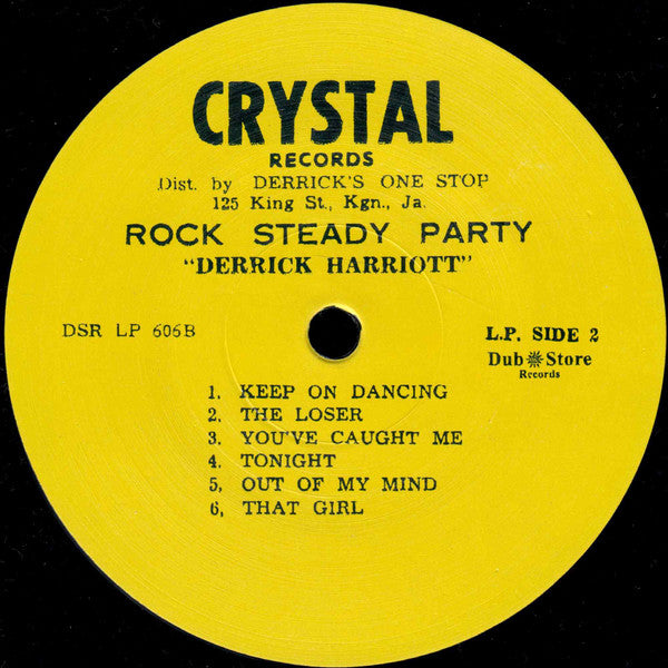 Derrick Harriott : Rock Steady Party (LP, Comp, RE)