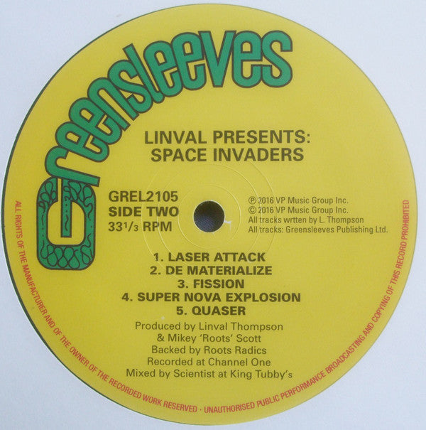 Linval* : Space Invaders (LP, RE, RM + LP, Comp, RM)