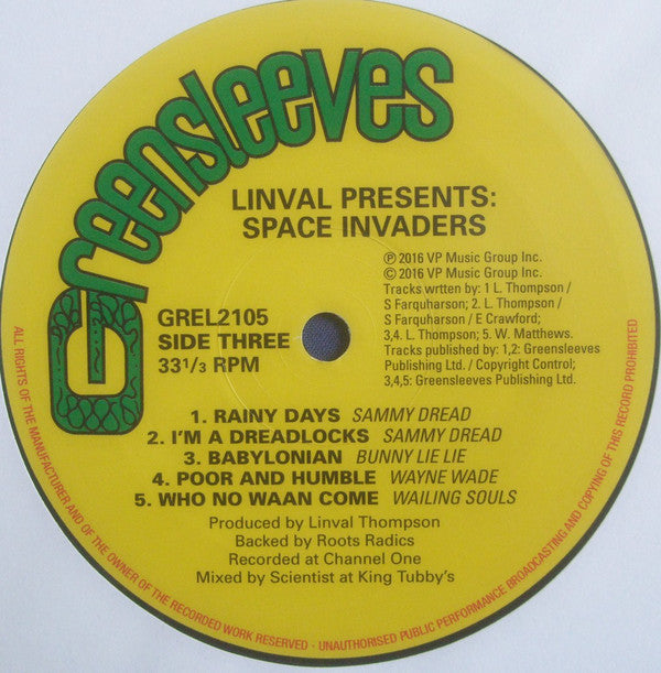 Linval* : Space Invaders (LP, RE, RM + LP, Comp, RM)