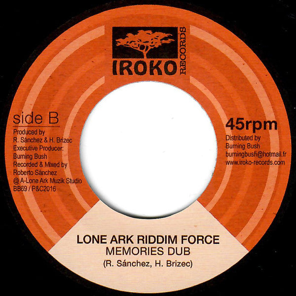 The Viceroys, Lone Ark Riddim Force : Memories (7")