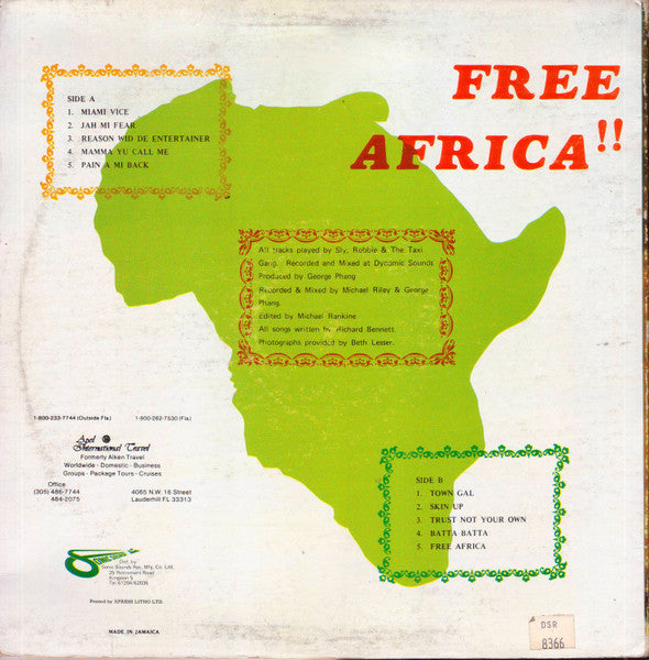 Charlie Chaplin (2) : Free Africa !! (LP, Album, Red)