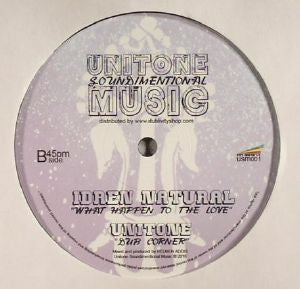 Ras Iyah, Unitone (2), Idren Natural : Haile Iyah / Iyah Dub / What Happen To The Love / Dub Corner (12")