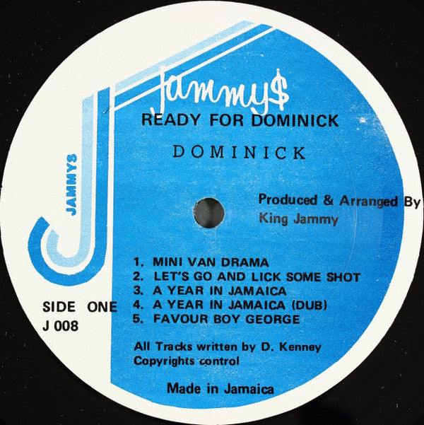 Dominic (2) : Ready For Dominick (LP, Album)
