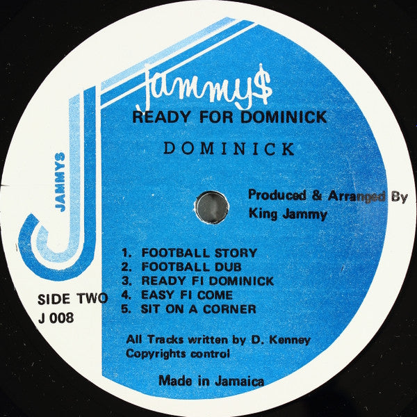 Dominic (2) : Ready For Dominick (LP, Album)