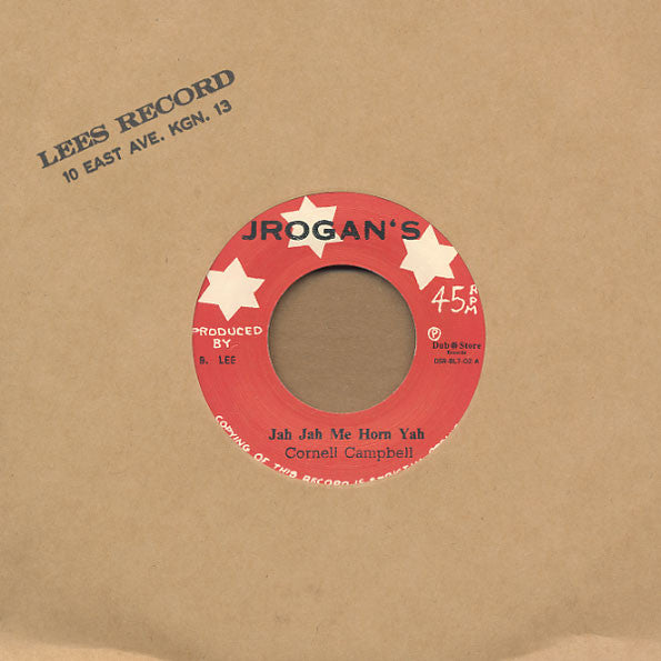 Cornell Campbell : Jah Jah Me Horn Yah / My Baby Just Care For Me (7", Single, RE)