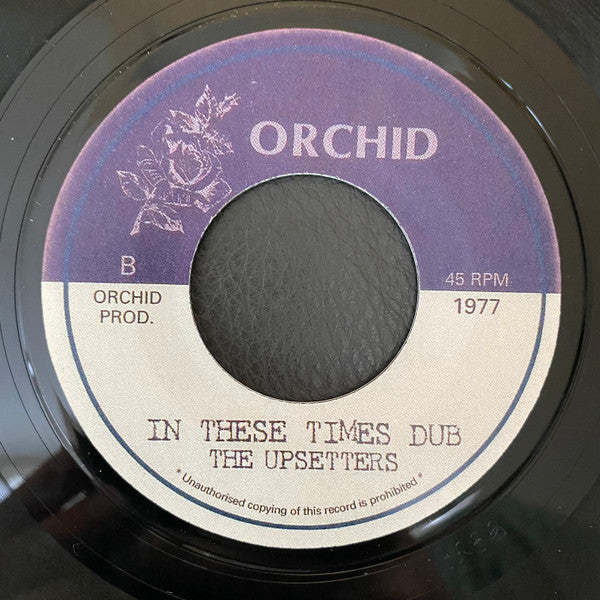 Errol Walker / The Upsetters : In These Times / In These Times Dub (7")