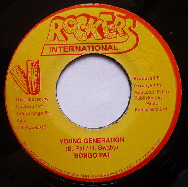 Bongo Pat / A. Pablo* : Young Generation / New Style (7", RP)