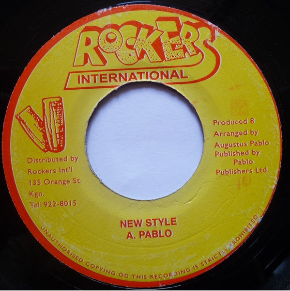 Bongo Pat / A. Pablo* : Young Generation / New Style (7", RP)