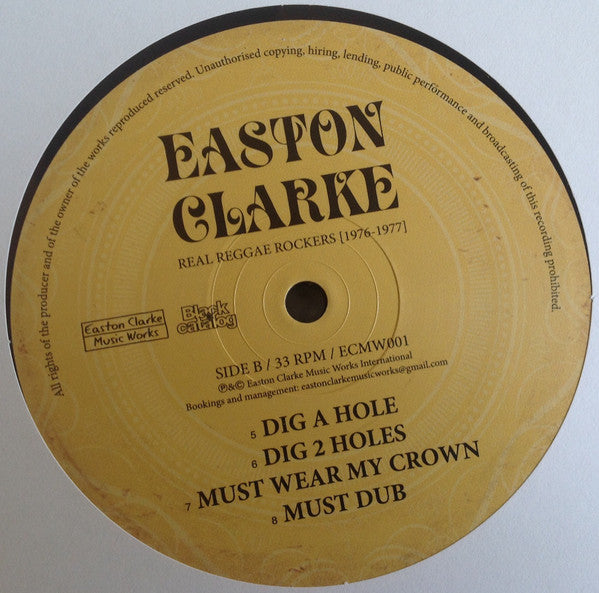 Easton Clarke : Real Reggae Rockers [1976-1977] (LP, Comp, RM)