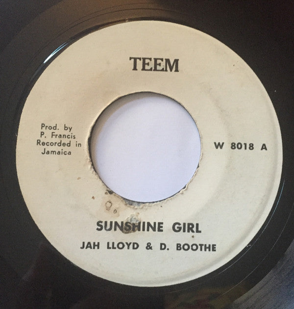 Jah Lloyd & D. Boothe* / Francis All Stars : Sunshine Girl  (7")