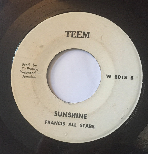 Jah Lloyd & D. Boothe* / Francis All Stars : Sunshine Girl  (7")