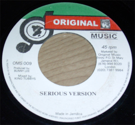 Jah Woosh / Horace Andy : Serious Things (7", Single, RE)