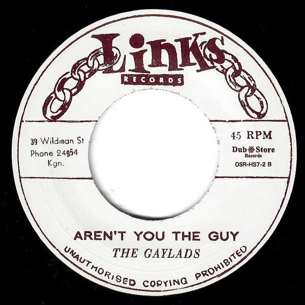 The Gaylads :  Looking For A Girl / Aren't You The Guy (7", RE)