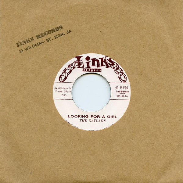The Gaylads :  Looking For A Girl / Aren't You The Guy (7", RE)