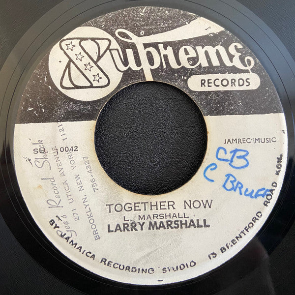 Larry Marshall : Together Now (7")