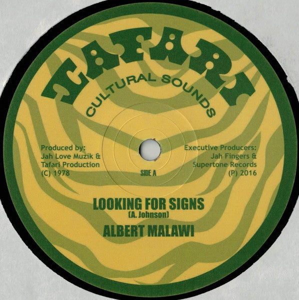 Albert Malawi / Brigadier Jerry : Looking For Signs / Conscious Time (12")