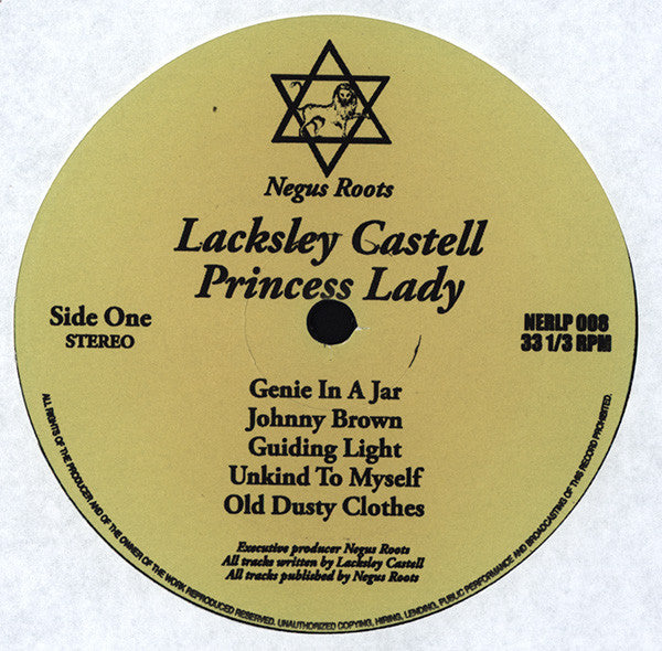 Lacksley Castell : Princess Lady (LP, Album, RE, Bei)